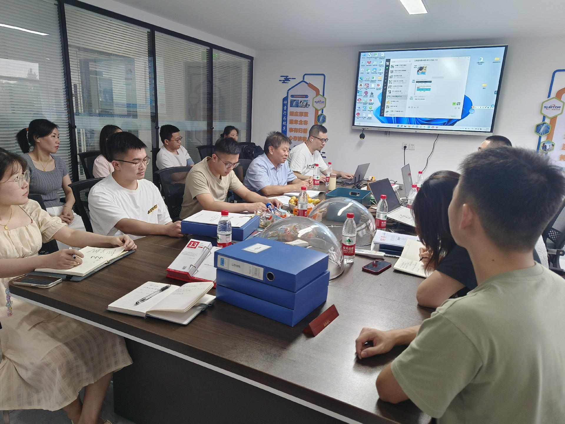 日本森松集團(tuán)制藥工程公司采購部陸工、質(zhì)量部譚部長等到我公司技術(shù)交流